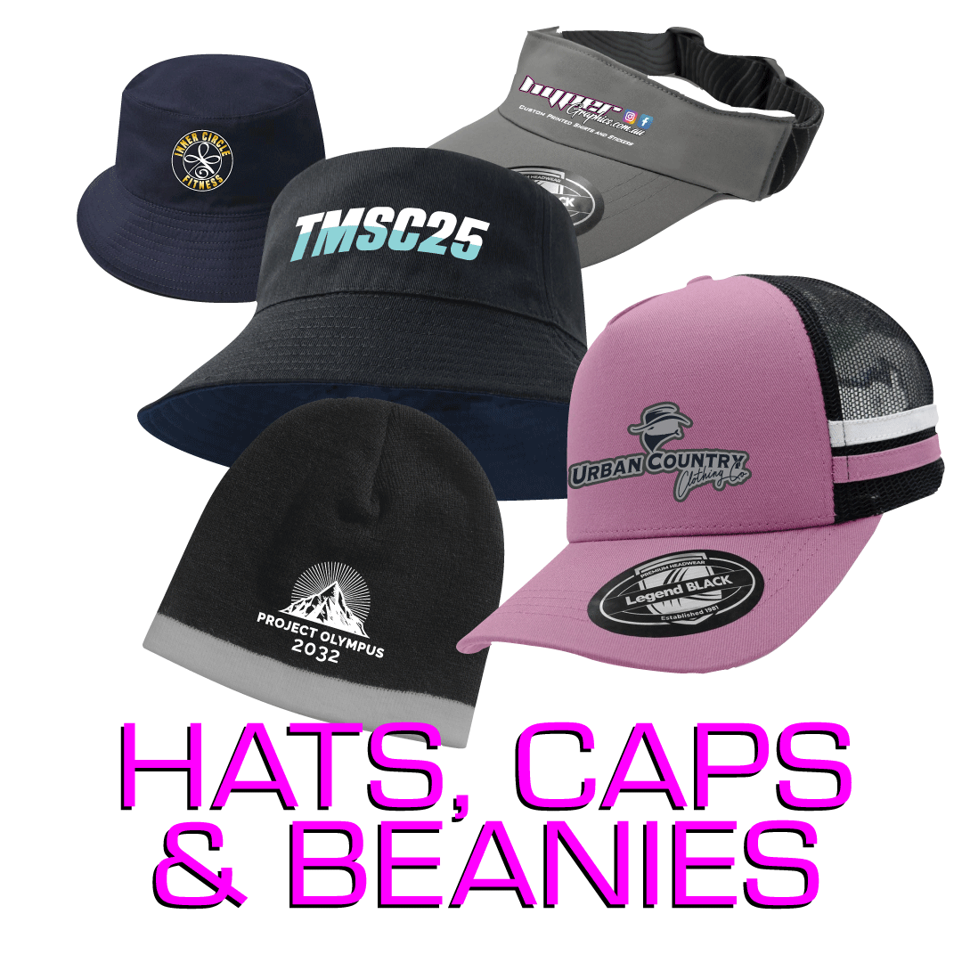 custom haps caps and beanies Caboolture